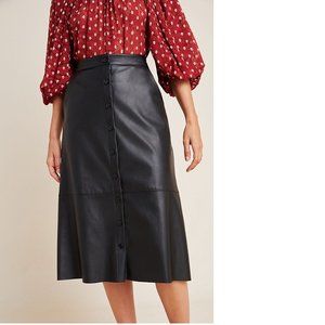 NWT Anthropologie Brigitte A-Line Midi Skirt